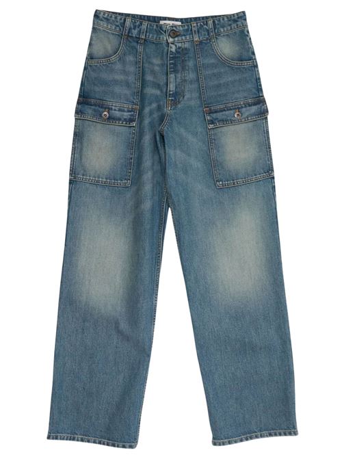 Jeans cargo MIU MIU | GWP603183CF0013